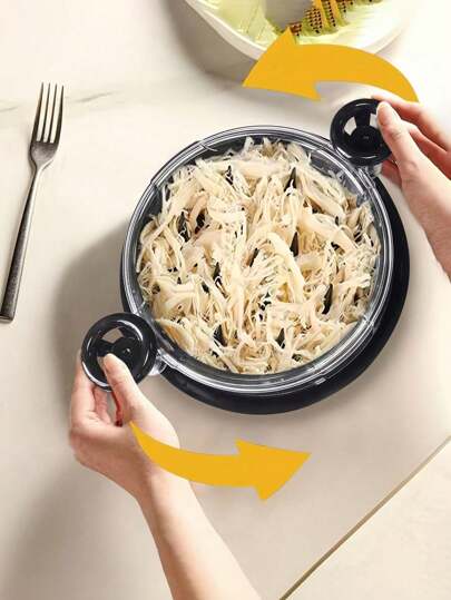 1 pieza Herramienta eficiente para desmenuzar pechugas de pollo, herramienta de mano para desmenuzar carne desgarrada para pechuga de pollo, carne, barbacoa, tacos, sándwiches, ensaladas, cocina