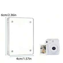5/10 khung ảnh nam châm tủ lạnh Acrylic, khung ảnh mini trong suốt để chụp ảnh lấy liền, khung từ tính để trưng bày tủ lạnh - Nhiều màu - Xem 23