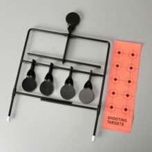 5x Targets Self Resetting Spinning Air Gun Rifle Shooting Metal Swing Target Set - Multicolor - View 7