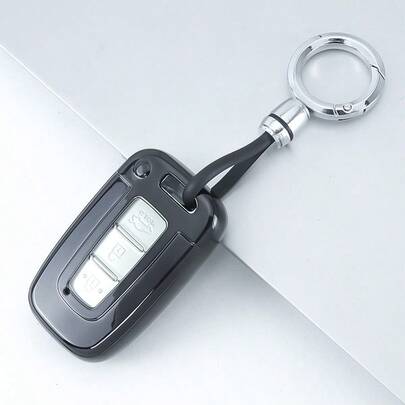 1 pezzo Custodia per chiave auto, custodia/guscio in TPU morbido per chiave auto per H Y U N D A I per IX35 per Elantra per Sonata 8 9 per Kia per Sportage per Sorento per Solaris per I30 per Veloster per K2 per K3 per K5 per K7 per Rio, telecomando smart key a 3 pulsanti, custodia protettiva in TPU durevole e morbida, ideale come regalo antiscivolo e antipolvere