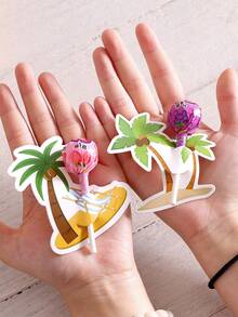 20/30pcs/Pack Saudi National Day, Holiday Gifts, Coconut Tree Shaped Candies And Snacks, Paper Cards And Coconut Tree Shaped Decorative Paper, Perfect For Celebrating National Day, Cultural Events And Corporate Events, Family Events Saudi National Day Saudi Saudi Arabia - Multicolor - View 11