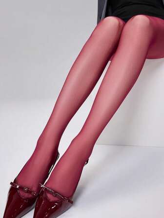 1件女士时尚性感包芯连裤袜