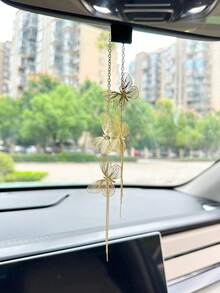 蝴蝶汽车挂件车内装饰挂件车用挂饰车内饰品车内女士饰品 - 彩色 - 查看 8