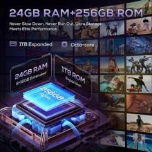 OUKITEL OUKITEL C60 PRO Android 15 Cell Phone Unlocked 2025-24GB+256GB/TF 1TB, 10000mAh Battery, 6.88'' Display Smartphone,110dB Speaker,120LM Flashlight, 13MP Camera, 4G Dual SIM Phones, GPS/NFC/OTG/T-Mobile