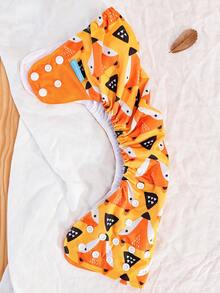 4 Packs Baby Cloth Diaper One Size Adjustable Washable Reusable For Baby Girls And Boys - Multicolor - View 9