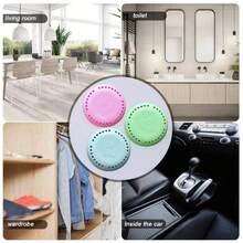 1/5/10 Pieces Of Fragrant Air Freshener Capsule, With A Complimentary Shell - Household, Car, Wardrobe, Lily Cream, Compressed Aromatherapy To Eliminate Odor, Car Air Freshener, 2025 New Fashion Air Freshener Capsule