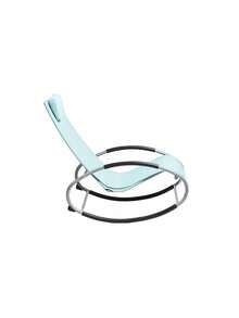 Beliani 花園椅紡織品淺藍色搖擺功能 CAMPO - 藍色 - 查看 6