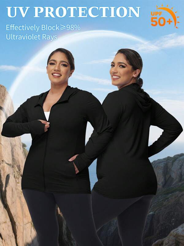 معطف بأكمام طويلة للنساء كبيرات الحجم، بسيط للاستخدام اليومي، لحماية من أشعة الشمس، ملابس عام 2025