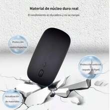 Mouse Inalámbrico Recargable 2.4g Con Bluetooth 7color Ratón Rosa - Rosa Roja - Ver 4