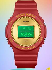 SANDA. SANDA Top Brand G Style Military LED Digital Watch Men Waterproof Clock Outdoor Sport Watches Male Electronic Gold Watch