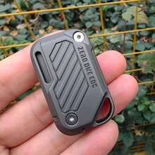 T-CONCEAL EDC 指尖滑块成人桌面玩具减压磁性金属旋转推卡礼物 - 灰色 - 查看 3