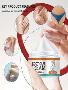 Shea Butter High Moisturizing Body Cream For Dry Dark Yellow Skin Brightens Tone And Soothes Sensitive Skin With Deep Nourishment And Whitening Effects - 彩色 - 查看 5