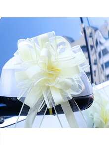 10 piezas de lazos decorativos para coche de boda, lazos de regalo para envolver, lazos de cinta rosa/blanca/roja para puerta de coche de boda, decoración de boda, cintas para decorar escaleras, manijas, regalos de boda, adecuados para decorar mesas y sillas de boda, decoración de regalos, cajas o decoración floral, decoración de aniversario - Multicolor - Ver 18