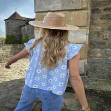 Summer Casual Tops Sleeveless Fashionable Cute T-Shirt