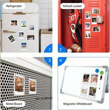 5/10 khung ảnh nam châm tủ lạnh Acrylic, khung ảnh mini trong suốt để chụp ảnh lấy liền, khung từ tính để trưng bày tủ lạnh - Nhiều màu - Xem 8