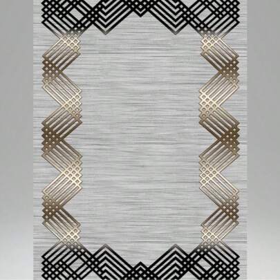 Made In Turkey - 60x100 Cm Digital Print Rug With Dot Non-Slip Foam Backing – 100% Polyester