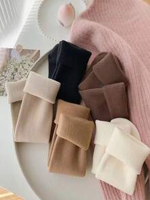 5 Pairs Women's Winter Warm Socks - Super Soft Thermal Lining Non-Slip | Comfortable Indoor House Socks, Suitable For Snow Boots | Cold Weather Essential (Multiple Colors Available) - Multicolor - View 6