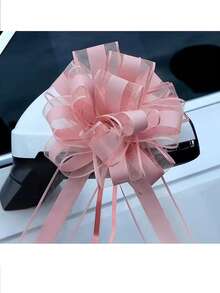 10 piezas de lazos decorativos para coche de boda, lazos de regalo para envolver, lazos de cinta rosa/blanca/roja para puerta de coche de boda, decoración de boda, cintas para decorar escaleras, manijas, regalos de boda, adecuados para decorar mesas y sillas de boda, decoración de regalos, cajas o decoración floral, decoración de aniversario - Multicolor - Ver 10