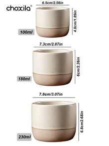 choxila 1个复古陶瓷咖啡杯，日式粗陶浓缩咖啡杯，马克杯，茶杯 - 适合下午茶、客厅、家庭聚会、卧室、节日礼物、沙特国庆节礼物