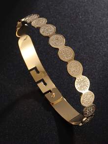 1件圣本笃十字架和耶稣不锈钢手链，男女通用宗教祈祷护身符礼品 - 時尚 - 查看 15