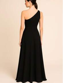 Bridesmaid Dress Party Guests Reception Graduation Without Shine Limp Mule In Fluity - Black - View 2