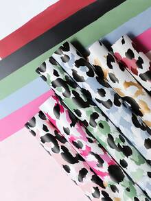 20 Stücke/Packung Reißfestes Blumen-Packpapier mit Leoparden-Muster im europäischen Stil, ideal für Blumenarrangements & Geschenkverpackung