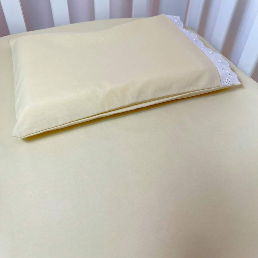 Laura Baby 2-Piece Sheet Set For American Standard Crib Or Mini Crib 100% Cotton - 卡其色 - 查看 1