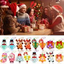1/5/10/20/32 Stücke Party Geschenke für Kinder Fidget Spielzeug Großpackung Mini Pop Schlüsselanhänger Strumpfstopfer Geburtstag Karneval Klassenpreise Kleinkindspielzeug Fidget Pack Stressabbau Spielzeug, Halloween Weihnachtsgeschenke Halloween Quetschspielzeug Weihnachtsquetschspielzeug Halloween Party Geschenke Weihnachtsparty Spielzeug, Leuchtendes Quetschspielzeug Leuchtendes Kneifen, Farbe und Stil sind zufällig.