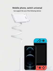 Versatile Flexible Tube Adjustable Tablet Stand, Suitable For Desktop And Bedside Phone Holder