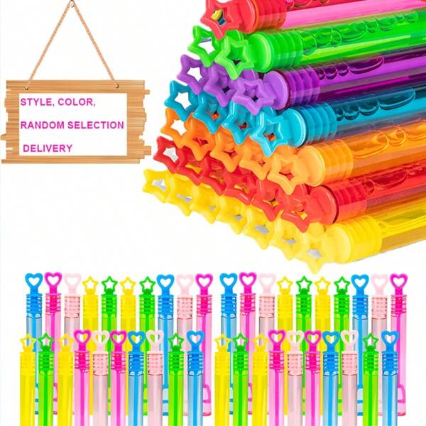 36 Stück Mini Seifenblasen Stab Kombination Set, Partyfavors, lustige Spielsachen (Seifenblasenflüssigkeit nicht enthalten), geeignet für Partys, Themen-Geburtstage, Hochzeiten, Badezeit, Sommer-Outdoor-Geschenke, Party- & Geburtstagsgeschenke