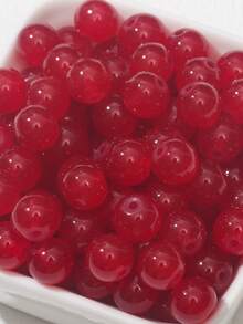 100szt 8mm Przezroczyste szklane koraliki do tworzenia biżuterii DIY Bransoletka Naszyjnik