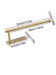 1pc Hanging Paper Towel Holder, Kitchen Cabinet Cupboard Under Shelf Storage Paper Towel Roll Holder Dispenser, Free Punching Wrought Iron Napkins Plastic Wrap Rag Cling Film Storage Rack, Home Kitchen Supplies - Multicolor - View 11