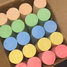 Caja de 20 piezas/Set de tizas gigantes de 5 colores, adecuada para grafitis y pintura artística al aire libre - Multicolor - Ver 2