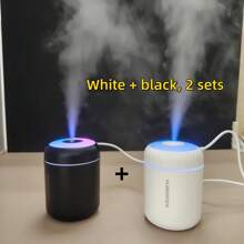 1 pièce Mini diffuseur d'aromathérapie à brumisation d'huiles essentielles et humidificateur AOYI, brumisation fraîche, veilleuse colorée - humidifie l'air, garde frais et détend le corps et l'esprit (utilisation alimentée par USB)