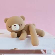 1 Pc Cake Decoration Small Bear Cake Topper, Figurine Bear, Mini Bear Doll Cake Decoration, Suitable For Use At Parties, Birthday Parties, Weddings, Anniversary Celebrations, And Cake Decorations - Pink - View 15