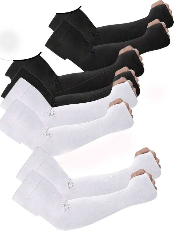 Ice Sleeve UV Protection Arm Sleeves For Men And Women, Summer Sun Block Arm Sleeves