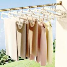 10 piezas de perchas con terciopelo antideslizantes, duraderas y resistentes con muescas para hombros para trajes, abrigos, chaquetas, pantalones y vestidos, perfectas para la organización y almacenamiento del armario