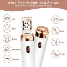 Conduroma Rechargeable Electric Facial Hair Remover For Women, Precision Epilation, Smooth Hair Removal Device For Female Facial, Lip, Chin And Peach Fuzz - Multicolor - View 7