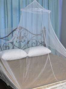 1 pieza Red mosquitera para cama, red mosquitera para decoración de habitaciones - protección contra insectos tipo dosel triangular, tienda de campaña con malla para exterior, protección para jardín, red mosquitera triangular con 1 abertura (para camas de 4 tamaños)