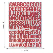 126 张闪光金色字母贴纸、字母数字贴纸贴花，适用于圣诞礼物、DIY 工艺品、剪贴簿、信封、卡片、标志装饰（大写和小写字母） - 彩色 - 查看 22
