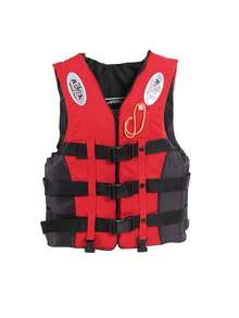 1PC Professional With Straddle With Thickened Life Jacket, Large Buoyancy Adult Swimming, Fishing, Boat, Flood Control, Teenager's Survival Portable Vest, Beach Essentials, Beach Accessories, Pool Float