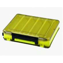 Estojo De Pesca ABS 2 Lados 14 Repartiçoes Amarelo DW-010 - Deyu - Amarelo - Visão 3