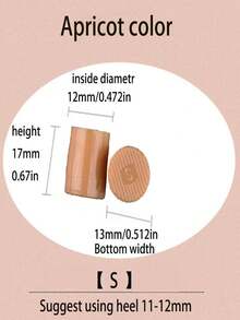 10pcs High Heel Protector Covers, Anti-Slip Noise Reduction Heel Caps