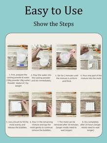 8pcs Combination Dwarf Candle Silicone Mold DIY Dwarf Stone Handmade Holiday Gift Mold