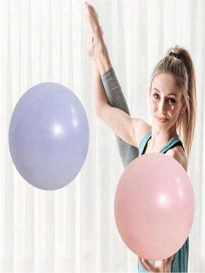 1 pieza de pelota de fitness mini de PVC plástico, de 9 pulgadas (aproximadamente 22,9 cm) pelota de pilates mini, anti-explosión y anti-id mini pelota de yoga, estabilidad, yoga de ocio diario, estiramiento y entrenamiento de fuerza del núcleo. Halloween; Acción de Gracias; Navidad; Regalo