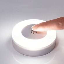 1pc Touch Sensor Night Light, Soft Warm & Cool White Light, Dimmable 3 Colors, Wall Lamp Suitable For Baby Room Night Light,Hallway, Bedroom, Bathroom, Living Room, Closet, Compact Design, Easy Installation,USB Rechargeable Baby Shower Family Decorations Gifts