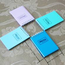10pcs/Set Mini Portable Notebook Set (Mixed Color), Small Pocket-Sized Spiral Memo Pads, Office Style Small Notebooks Suitable For Home, University, Work, Meeting Or School Use, School Supplies, Back To School