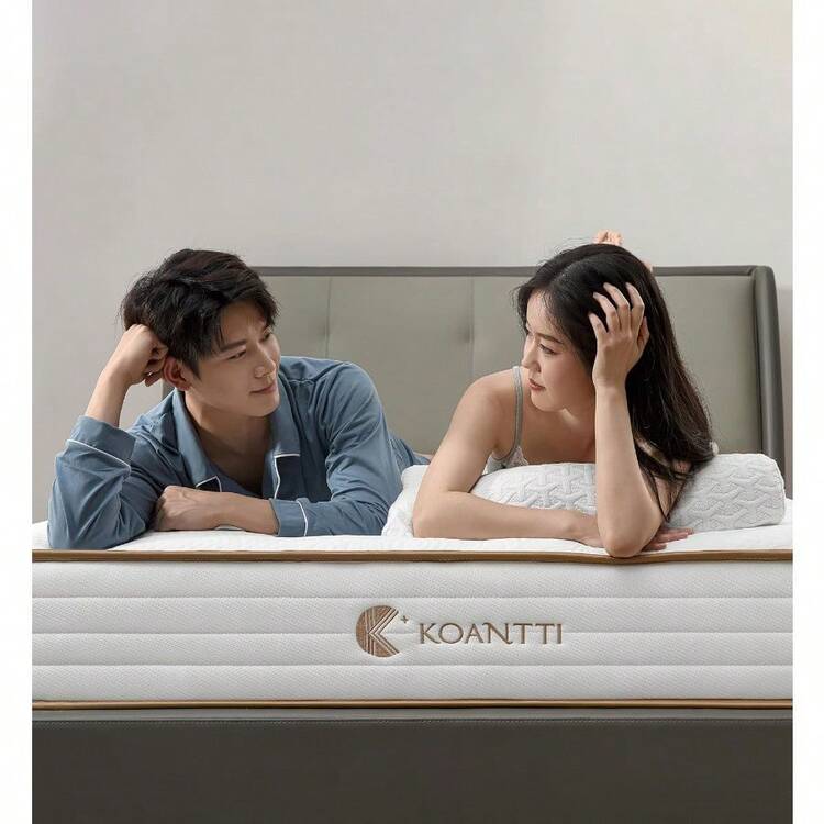 KOANTTI ポケットコイルマットレス 20cmのダブルマットレス ホワイトの