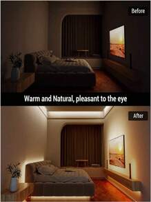 1 pièce Guirlande lumineuse à LED néon alimentée par batterie, décoration d'intérieur/extérieur pour cuisine, chambre à coucher. Lumière néon en silicone moderne et flexible. Ruban lumineux néon à LED réglable, étanche IP65