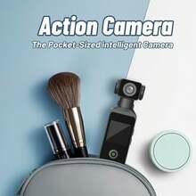 4K USB Rechargeable Portable Vlog Camera With 270-Degree Rotation, 1.33" CMOS Sensor And Anti-Shake Function, Ideal For Live Streaming And Video Blogging